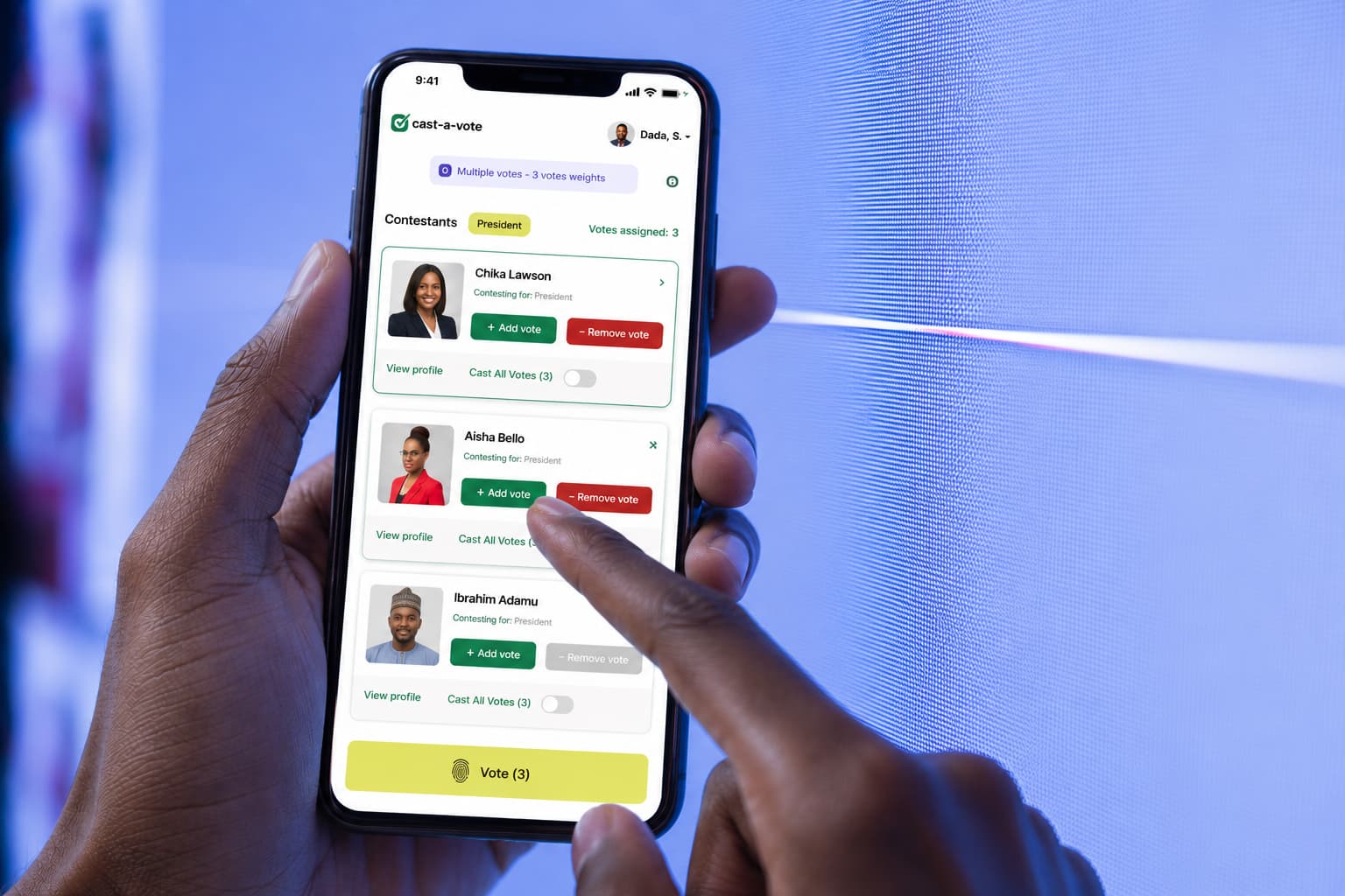 Cast a Vote platform preview